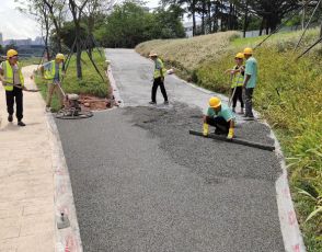 透水混凝土路面